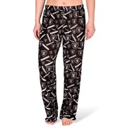 Add Oakland Raiders Forever Collectibles Women's Repeat Print Pants - Black To Your NFL Collection