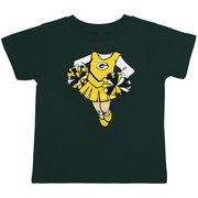 Add Green Bay Packers Girl's Infant Cheerleader Dreams T-Shirt - Green To Your NFL Collection