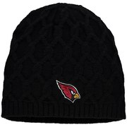 Add Arizona Cardinals NFL Pro Line Women's Braided Knit Beanie - Black To Your NFL Collection