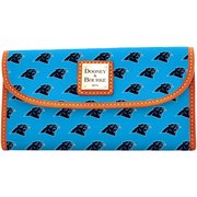 Add Carolina Panthers Dooney & Bourke Women's Team Color Continental Clutch To Your NFL Collection