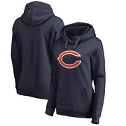 Add Chicago Bears NFL Pro Line by Fanatics Branded Women's Plus Sizes Primary Logo Pullover Hoodie - Navy To Your NFL Collection