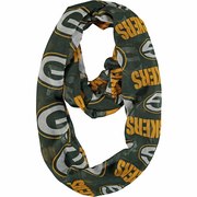 Add Green Bay Packers Women's Team Logo Infinity Scarf To Your NFL Collection