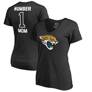 Add Jacksonville Jaguars NFL Pro Line by Fanatics Branded Women's #1 Mom V-Neck T-Shirt - Black To Your NFL Collection