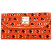 Add Cincinnati Bengals Dooney & Bourke Women's Team Color Continental Clutch To Your NFL Collection