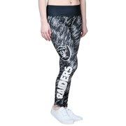 Add Oakland Raiders Women's Static Rain Leggings - Black To Your NFL Collection