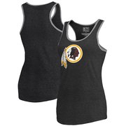 Add Washington Redskins NFL Pro Line by Fanatics Branded Women's Tri-Blend Ringer Tank Top - Black To Your NFL Collection