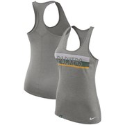 Add Green Bay Packers Nike Women's Touch Performance Tank Top - Heathered Charcoal To Your NFL Collection