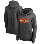 Add Cleveland Browns NFL Pro Line by Fanatics Branded Women's Plus Sizes First String Pullover Hoodie - Charcoal To Your NFL Collection