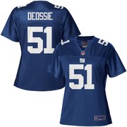 Add NFL Pro Line Women's New York Giants Zak Deossie Team Color Jersey To Your NFL Collection