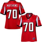 Add NFL Pro Line Women's Atlanta Falcons Jake Matthews Team Color Jersey To Your NFL Collection