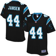 Add Women's Carolina Panthers J.J. Jansen NFL Pro Line Black Team Color Jersey To Your NFL Collection