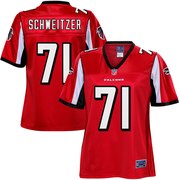 Add Wes Schweitzer Atlanta Falcons NFL Pro Line Women's Player Jersey - Red To Your NFL Collection