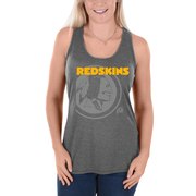 Add Washington Redskins Majestic Women's Pregame Style Racerback Tank Top - Heathered Gray To Your NFL Collection