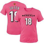 A.J. Green Cincinnati Bengals Girls Youth Mainliner Player Name & Number T-Shirt - Pink
