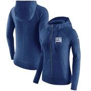 Add New York Giants Nike Women's Gym Vintage Full-Zip Hoodie - Royal To Your NFL Collection