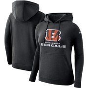 Add Cincinnati Bengals Nike Women's Club Tri-Blend Pullover Hoodie - Black To Your NFL Collection