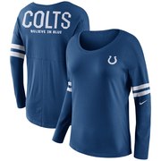 Add Indianapolis Colts Nike Women's Tailgate Long Sleeve T-Shirt - Royal To Your NFL Collection