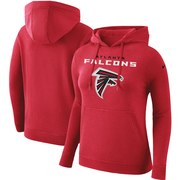 Order Atlanta Falcons Nike Women's Club Tri-Blend Pullover Hoodie - Red at low prices.