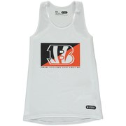 Add Cincinnati Bengals Under Armour Girls Youth Split Logo Tank Top - White To Your NFL Collection