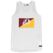 Add Washington Redskins Under Armour Girls Youth Split Logo Tank Top - White To Your NFL Collection