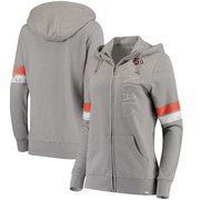 Add Cincinnati Bengals Majestic Women's Athletic Tradition Full-Zip Hoodie - Heathered Gray To Your NFL Collection