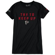 Add Atlanta Falcons Under Armour Girls Try To Keep Up Tech T-Shirt - Black To Your NFL Collection