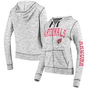 Add Arizona Cardinals 5th & Ocean by New Era Women's Athletic Space Dye Full-Zip Hoodie - Heathered Black To Your NFL Collection