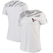 Add Houston Texans Under Armour Women's Combine Authentic Colorblock Favorites Charged Cotton Performance T-Shirt - Heathered Gray To Your NFL Collection