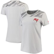 Add Tampa Bay Buccaneers Under Armour Women's Combine Authentic Colorblock Favorites Charged Cotton Performance T-Shirt - Heathered Gray To Your NFL Collection