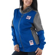 Add New York Giants Majestic Women's Speed Fly Lightweight Full-Zip Fleece Jacket - Royal To Your NFL Collection