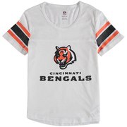 Order Cincinnati Bengals Girls Youth Team Pride Burnout Short Sleeve T-Shirt - White at low prices.