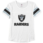 Order Oakland Raiders Girls Youth Team Pride Burnout Short Sleeve T-Shirt - White at low prices.