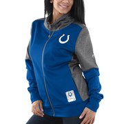 Add Indianapolis Colts Majestic Women's Speed Fly Lightweight Full-Zip Fleece Jacket - Royal To Your NFL Collection