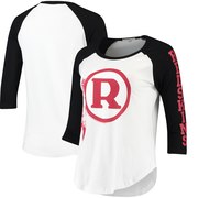 Add Washington Redskins Junk Food Women's Vintage 3/4-Sleeve Raglan T-Shirt - White/Black To Your NFL Collection