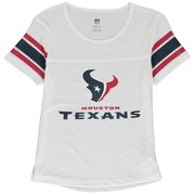 Add Houston Texans Girls Youth Team Pride Burnout Short Sleeve T-Shirt - White To Your NFL Collection