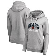 Add Chicago Bears NFL Pro Line by Fanatics Branded Women's Victory Script Pullover Hoodie - Heathered Gray To Your NFL Collection