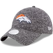 Add Denver Broncos New Era Women's Total Terry 9TWENTY Adjustable Hat - Heathered Gray To Your NFL Collection