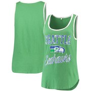 Add Seattle Seahawks Junk Food Women's Timeout Tank Top - Neon Green To Your NFL Collection