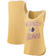 Add Washington Redskins Junk Food Women's Timeout Tank Top - Gold To Your NFL Collection