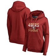 Add San Francisco 49ers NFL Pro Line by Fanatics Branded Women's Free Line Pullover Hoodie - Scarlet To Your NFL Collection