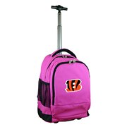 Add Cincinnati Bengals 19'' Premium Wheeled Backpack - Pink To Your NFL Collection