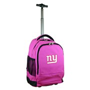 Add New York Giants 19'' Premium Wheeled Backpack - Pink To Your NFL Collection