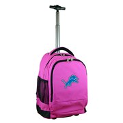 Add Detroit Lions 19'' Premium Wheeled Backpack - Pink To Your NFL Collection