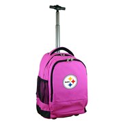 Add Pittsburgh Steelers 19'' Premium Wheeled Backpack - Pink To Your NFL Collection