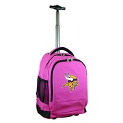 Add Minnesota Vikings 19'' Premium Wheeled Backpack - Pink To Your NFL Collection