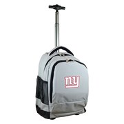 New York Giants 19'' Premium Wheeled Backpack - Gray