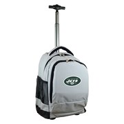 New York Jets 19'' Premium Wheeled Backpack - Gray