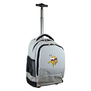 Add Minnesota Vikings 19'' Premium Wheeled Backpack - Gray To Your NFL Collection