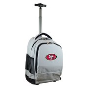 San Francisco 49ers 19'' Premium Wheeled Backpack - Gray