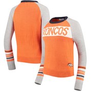 Add Denver Broncos Touch by Alyssa Milano Women's Team Spirit Pullover Sweater – Orange/Gray To Your NFL Collection